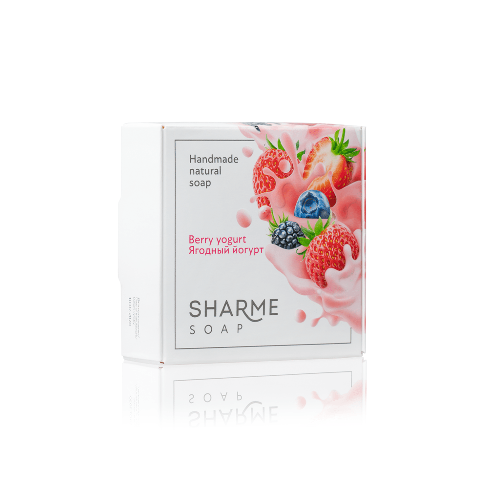 Мыло SHARME SOAP Ягодный йогурт/Berry yogurt по цене 390 руб. - купить в  Новосибирске ☛ Доставка ☆ Интернет-магазин «EcoGreenDom»